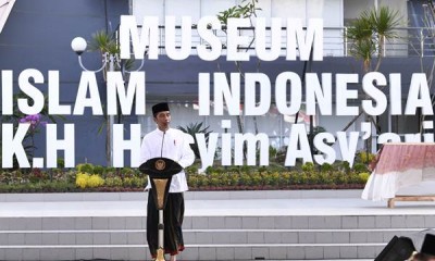 Presiden Jokowi Resmikan Museum Islam Indonesia KH Hasyim Asyari 