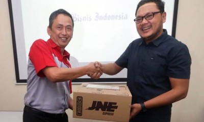 JNE Kunjungi Kantor Bisnis Indonesia di Bandung