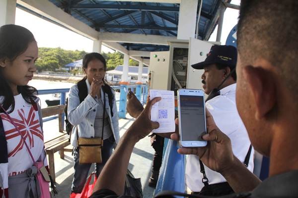 Penerapan Tiket Daring di Pelabuhan Ferry Bolok, Kupang