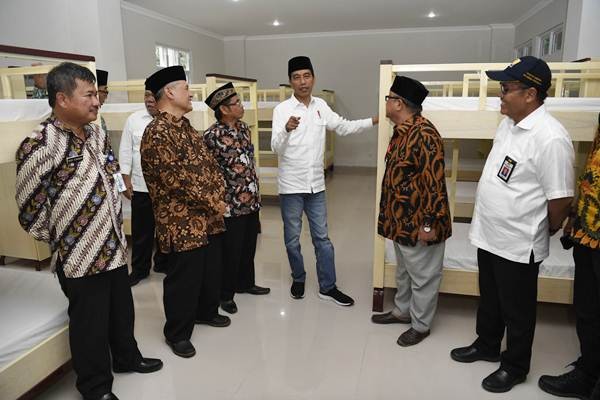 Presiden Jokowi Tinjau Rusun Ponpes Darul Arqam Garut