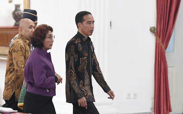 Presiden Jokowi Bersilaturahmi dengan Nelayan
