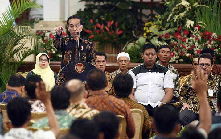 Presiden Jokowi Bersilaturahmi dengan Nelayan