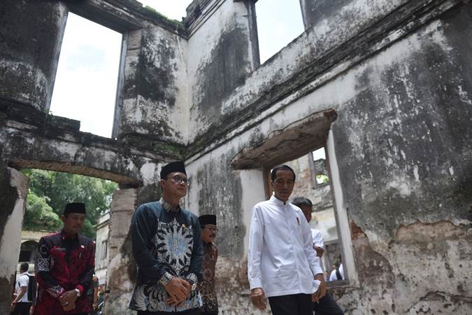 Presiden Jokowi Kunjungi Benteng Van Den Bosch di Ngawi