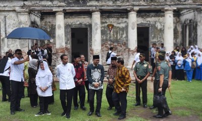 Presiden Jokowi Kunjungi Benteng Van Den Bosch di Ngawi