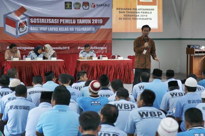 Sosialisasi Pemilu 2019 di Lapas Yogyakarta