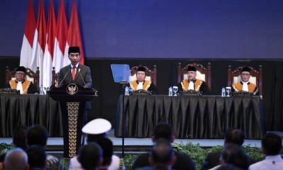 Presiden Jokowi Hadiri Laporan Tahunan Mahkamah Agung