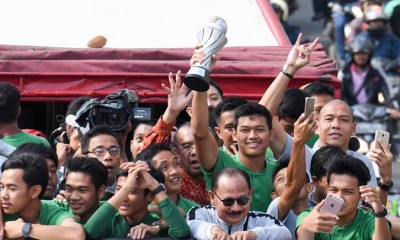 Juara Piala AFF U-22, Timnas Indonesia Diarak Menuju Istana Negara