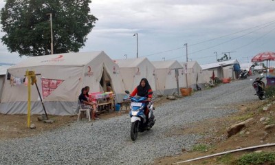 Tenda Pengungsi Korban Gempa di Palu