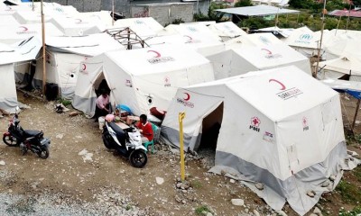 Tenda Pengungsi Korban Gempa di Palu