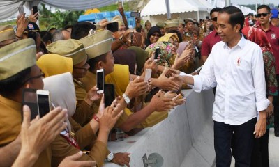 Presiden Jokowi Resmikan Jalan Tol Trans Sumatra Ruas Bakauheni-Terbanggi Besar 
