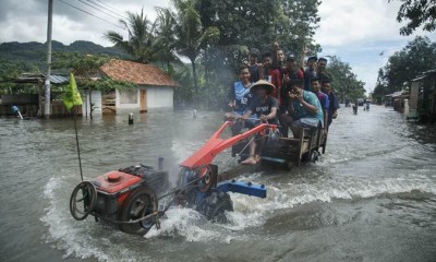 Jalan Wisata Parantritis Tertutup Banjir
