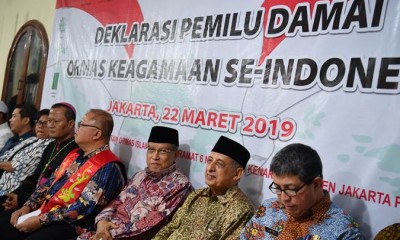 Deklarasi Pemilu Damai Ormas Keagamaan se-Indonesia