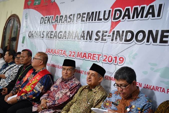 Deklarasi Pemilu Damai Ormas Keagamaan se-Indonesia