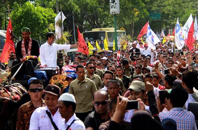 Jokowi Kampanye Terbuka Pertama di Serang, Banten