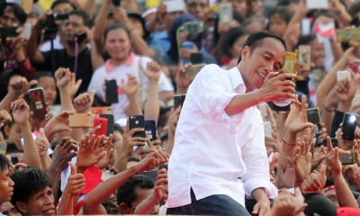 Jokowi Sampaikan Program Unggulannya di Dumai, Riau