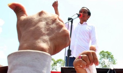 Jokowi Kampanye di Kalbar, Janji Bangun Jalan Tol