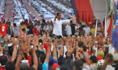 Kampanye di Banjarmasin, Jokowi Sampaikan Program Unggulannya