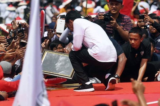 Kampanye di Karawang, Jokowi dan Ma\'ruf Amin Targetkan 60% Suara