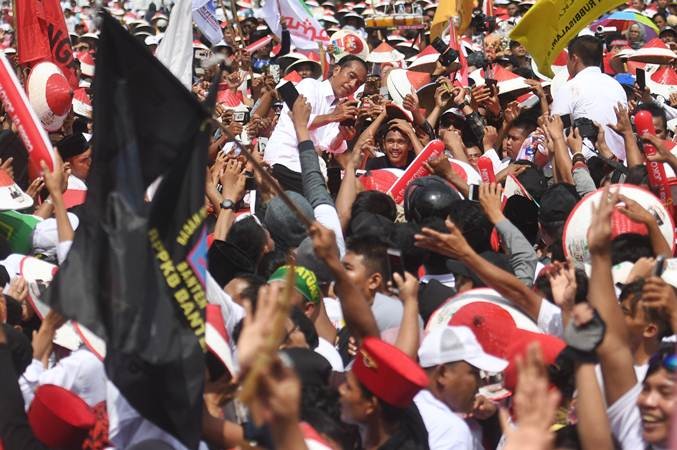 Kampanye di Karawang, Jokowi dan Ma\'ruf Amin Targetkan 60% Suara