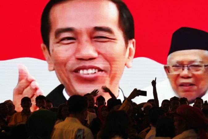 Capres Jokowi Kampanye di Depok