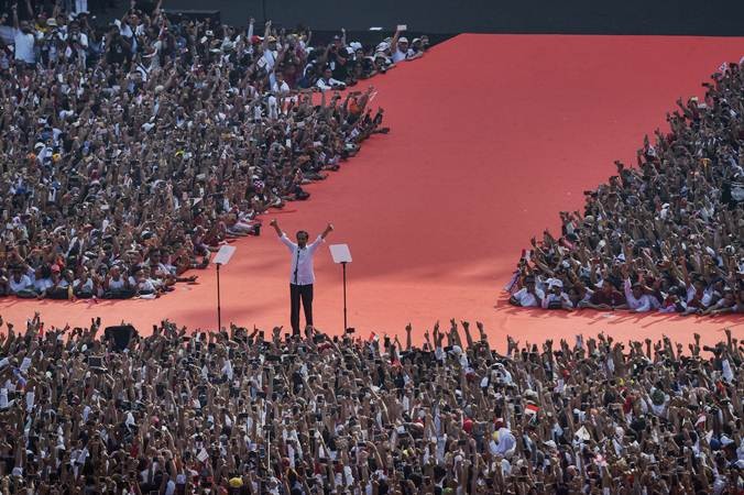 Begini Suasana Stadion GBK Saat Jokowi Hadiri Konser Putih Bersatu