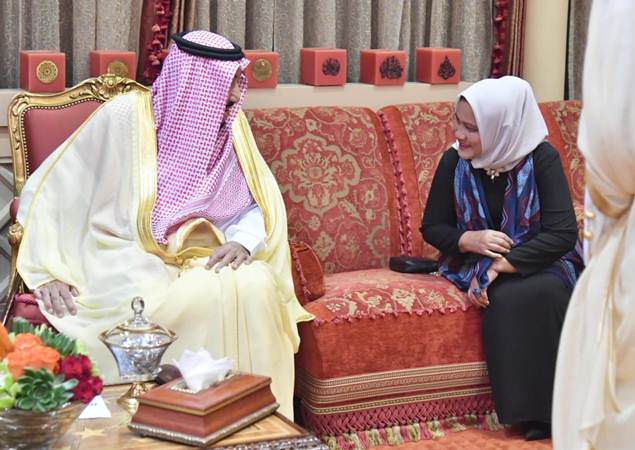 Presiden Jokowi Bertemu dengan Raja Salman bin Abdulaziz al-Saud