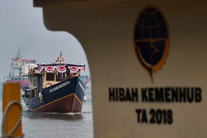Kemenhub Serahkan 12 Kapal Banawa Nusantara 