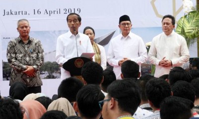 Presiden Jokowi Resmikan Proyek Halal Park di Kompleks GBK