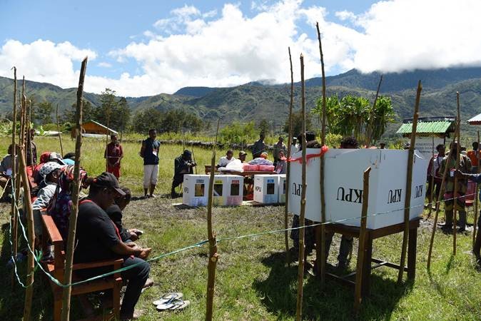 Warga Asli Papua Antusias Ikuti Pemilu 2019