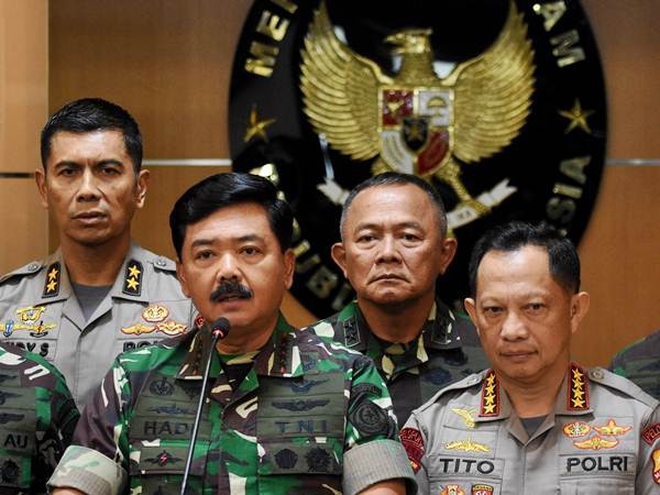 TNI - Polri Minta Tak Ada Mobilisasi Massa Terkait Pemilu 2019