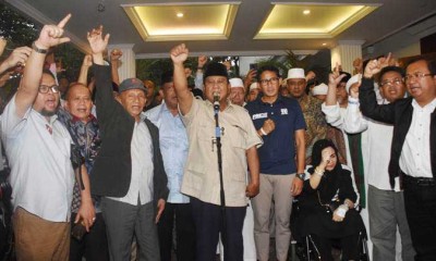 Prabowo Subianto dan Sandiaga Uno Deklarasi Kemenangan Pilpres 2019