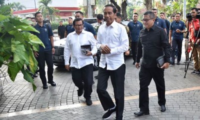 Jokowi dan Ma\'ruf Amin Konsolidasi Koalisi Indonesia Kerja