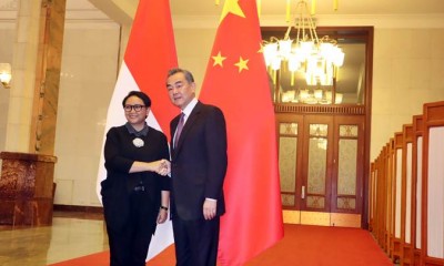 Retno Marsudi Diterima Menlu China di Beijing
