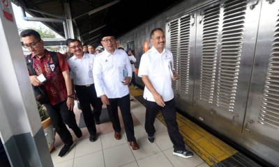 Tiga Menteri Tinjau Proyek Reaktivasi Jalur KA Jawa Barat 
