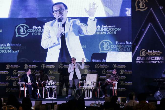Diskusi Disrupsi dalam Bisnis Indonesia Communication Forum 2019