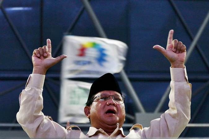 Prabowo Subianto Hadiri Hari Buruh yang Digelar KSPI