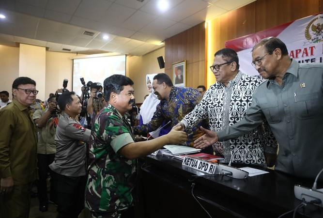 Tito Karnavian dan Hadi Tjahjanto Ikuti Raker Evaluasi Pemilu 2019