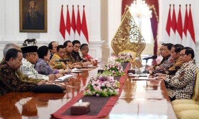 Megawati Soekarnoputri dan Dewan Pengarah BPIP Bertemu Presiden Jokowi
