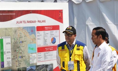 Presiden Jokowi Resmikan Jalan Tol Pandaan - Malang