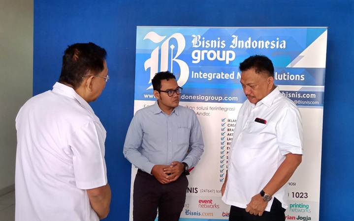 Gubernur Sulawesi Utara Olly Dondokambey Kunjungi Kantor Bisnis Indonesia di Manado