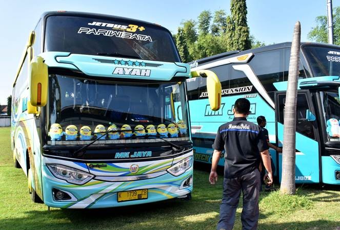 Aksi 22 Mei, Polres Madiun Amankan 87 Penumpang Bus