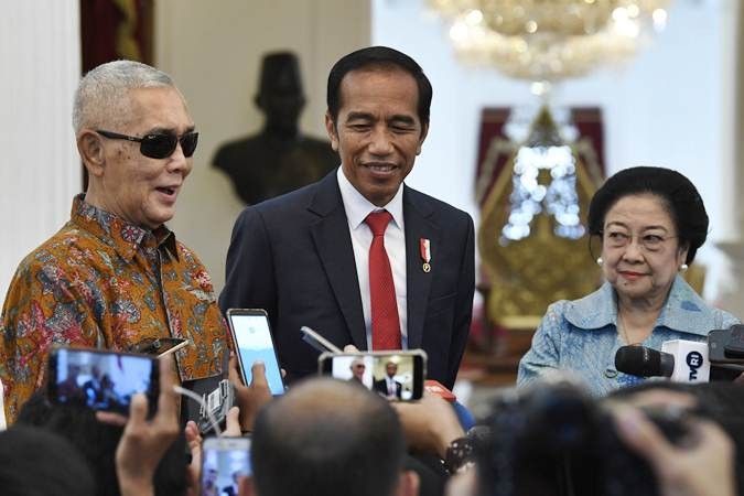 Jokowi, Megawati Soekarnoputri dan Try Sutrisno Gelar Pertemuan Tertutup