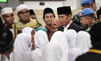Presiden Jokowi Hadiri Peringatan Nuzulul Quran di Istana Negara 