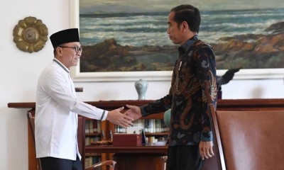 Presiden Jokowi Menerima Kunjungan Ketua MPR Zulkifli Hasan 