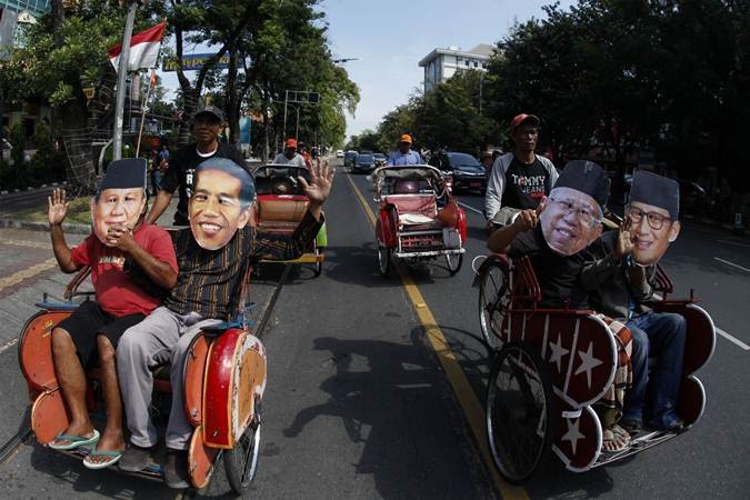 Aksi Damai Ingin Jokowi dan Prabowo Segera Bertemu