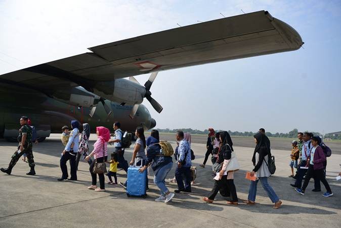 Mudik Lebaran 2019 Menggunakan Pesawat Militer