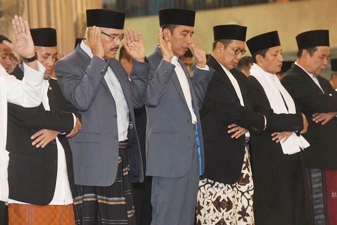 Presiden Jokowi Salat Idulfitri 1440 H di Masjid Istiqlal