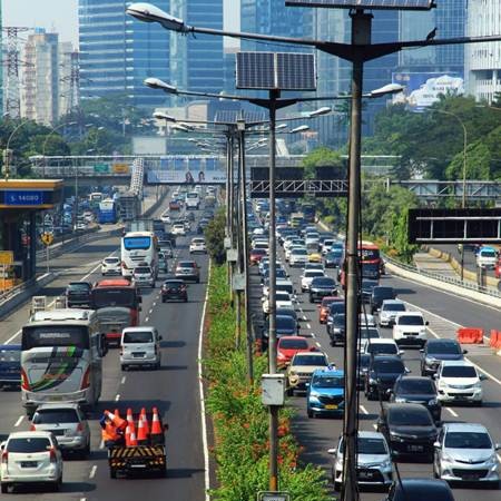 Suasana Jalan di Jakarta Setelah Libur Lebaran 2019