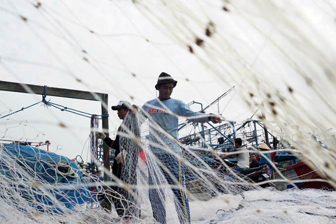 Pelabuhan Muara Angke Masih Sepi Aktivitas Nelayan