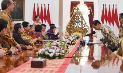 Presiden Jokowi Menerima Pengurus Apindo di Istana Merdeka